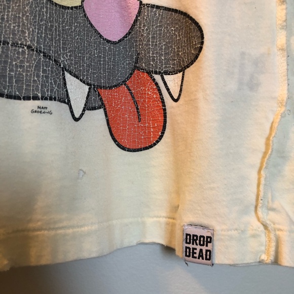 Dropdead X-small itchy and scratchy muscle t-shirt - Picture 3 of 5